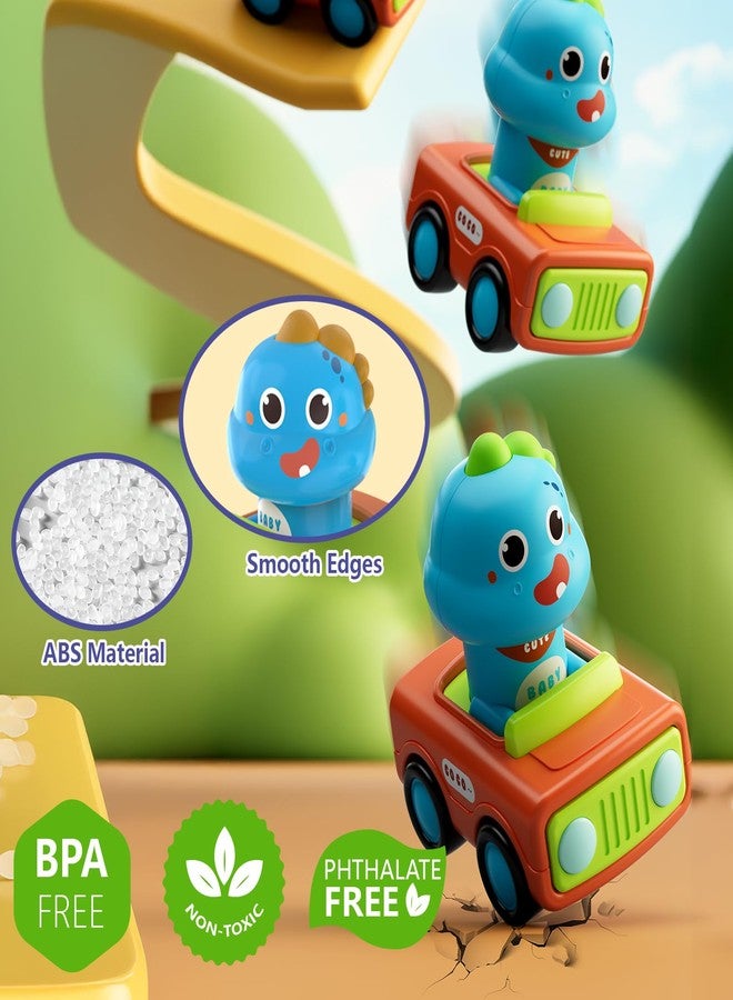 MOONTOY Car Toys for 1+ Year Old First Birthday Gifts for Boys,Press and Go Car Toys Baby Animal Racing Cars for Toddlers 1-3,Push Go Friction Car Toys Toys 12-18 Months Toddler Toys for One Year Old - Image 3